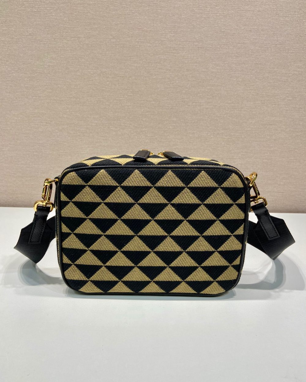 Symbole Embroidered Fabric Bag In Beige For Women 8.6 in/ 22 cm 2VH069_2FKL_F0Y30_V_MOF