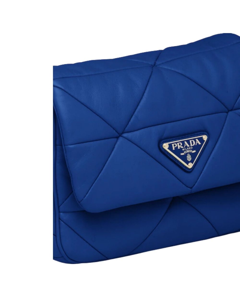 System Patchwork Bag Blue For Women 1BD292_2DMO_F0V41_V_L9O