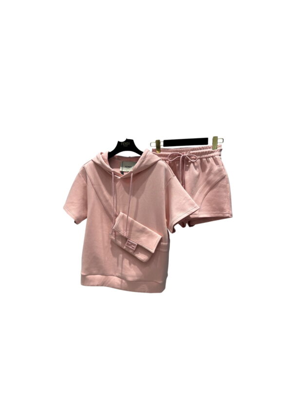 T-shirt And Shorts Pink For Women
