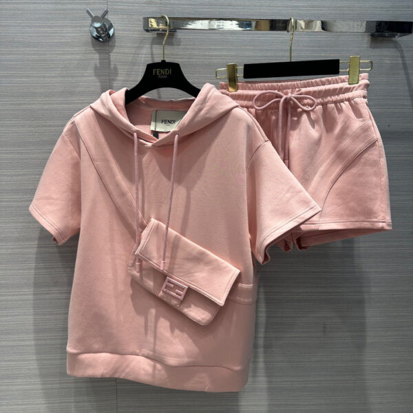 T-shirt And Shorts Pink For Women