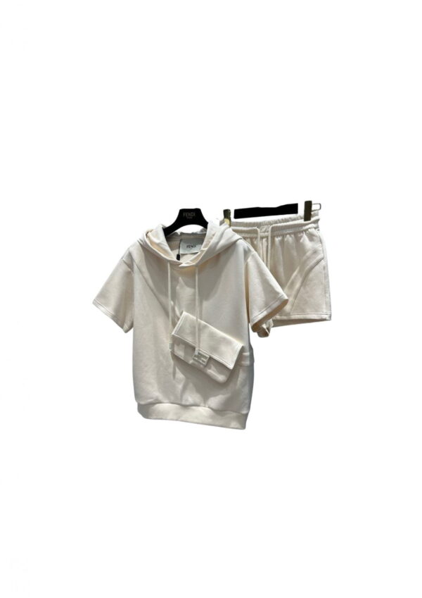 T-shirt And Shorts White For Women