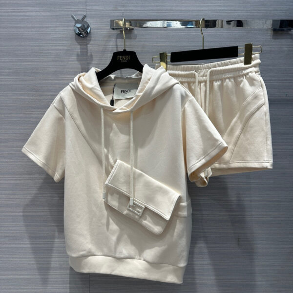T-shirt And Shorts White For Women