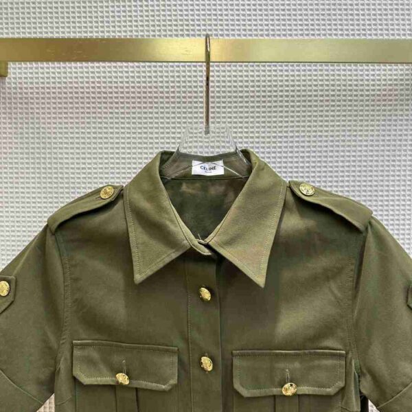T-Shirt Dress Green Khaki For Women