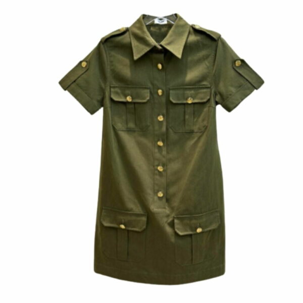 T-Shirt Dress Green Khaki For Women
