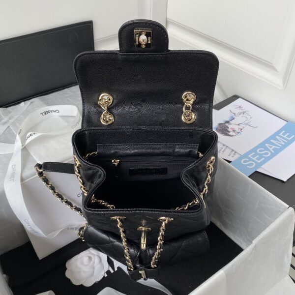 [REP 1:1] Taurus Backpack Black/White For Women 10in / 25.5cm AS3200