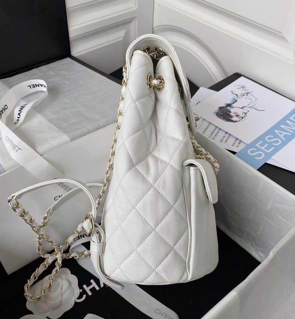 [REP 1:1] Taurus Backpack Black/White For Women 10in / 25.5cm AS3200