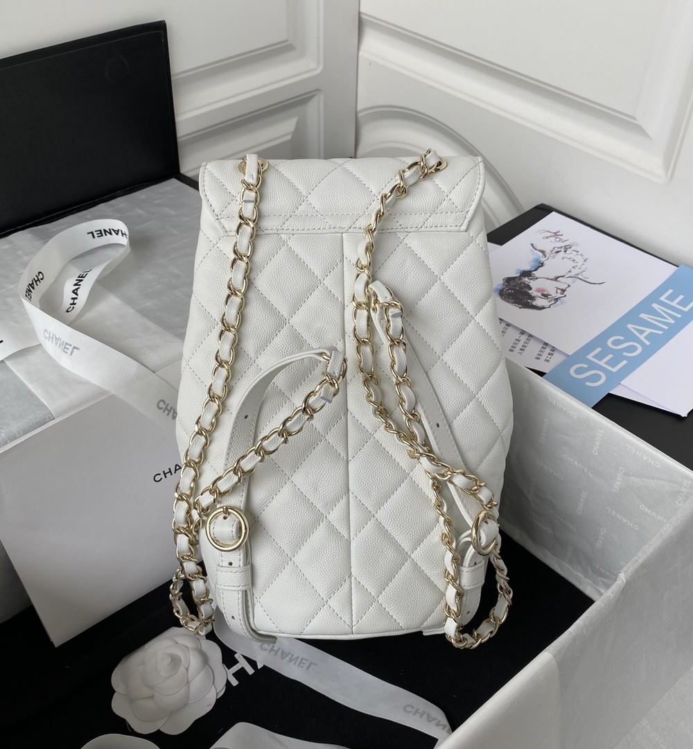 [REP 1:1] Taurus Backpack Black/White For Women 10in / 25.5cm AS3200