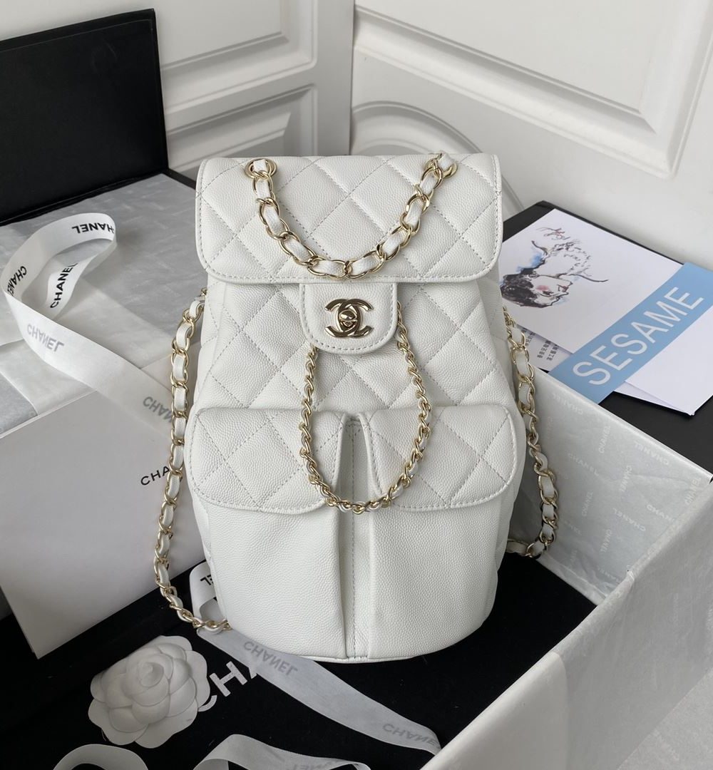 [REP 1:1] Taurus Backpack Black/White For Women 10in / 25.5cm AS3200