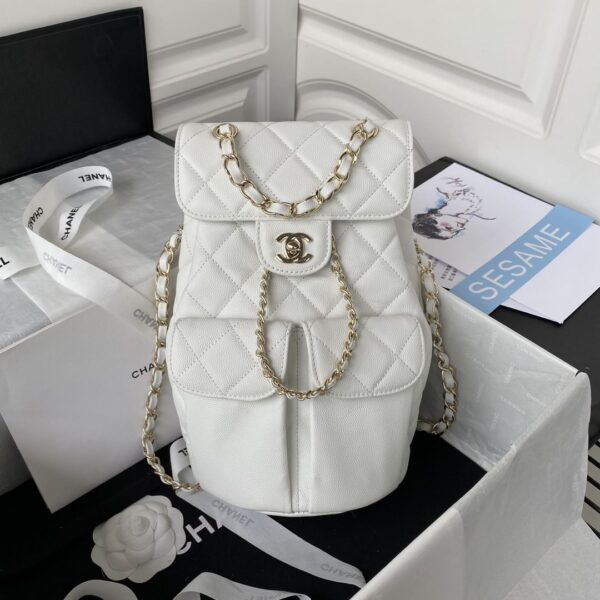 [REP 1:1] Taurus Backpack Black/White For Women 10in / 25.5cm AS3200