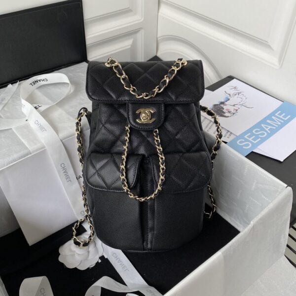 [REP 1:1] Taurus Backpack Black/White For Women 10in / 25.5cm AS3200