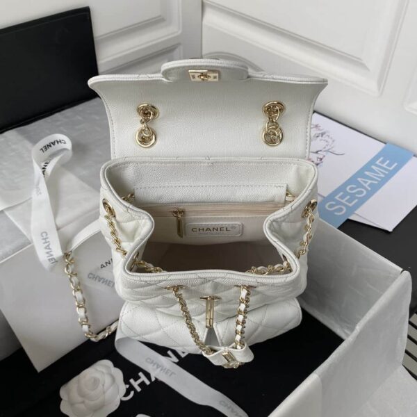[REP 1:1] Taurus Backpack Black/White For Women 10in / 25.5cm AS3200