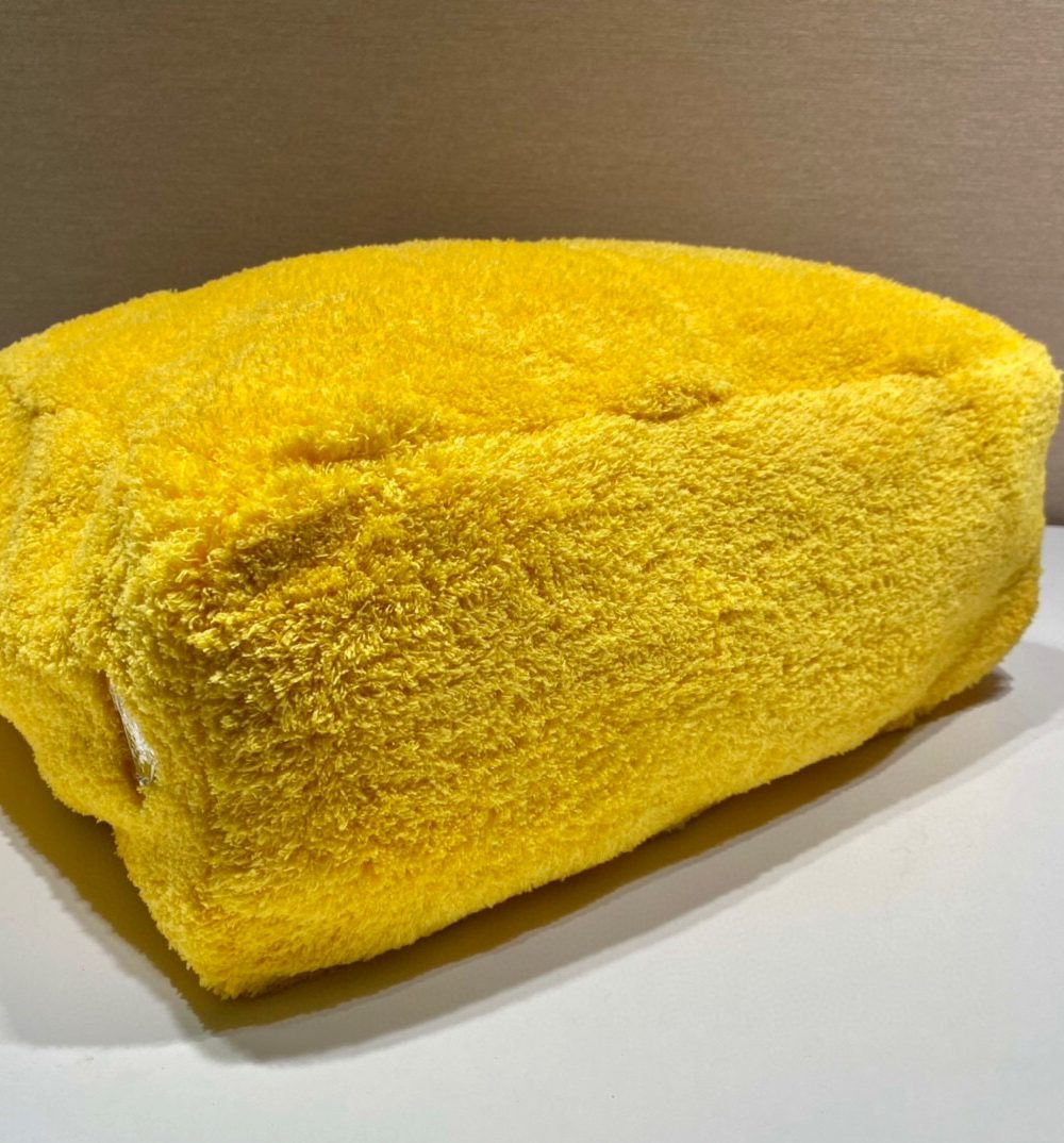 Terry Tote Bag In Yellow For Women 15.7in/ 40cm