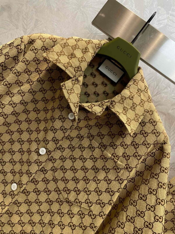 The GG Motif Shirt And Shorts Brown For Women