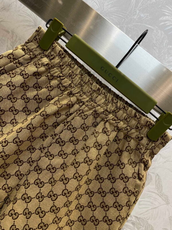 The GG Motif Shirt And Shorts Brown For Women