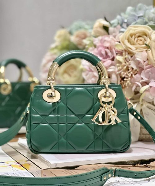 1:1 Replica The Lady 95.22 Bag Black/White/Grey/Green For Women 7.5in/ 19cm