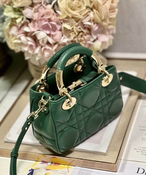 1:1 Replica The Lady 95.22 Bag Black/White/Grey/Green For Women 7.5in/ 19cm