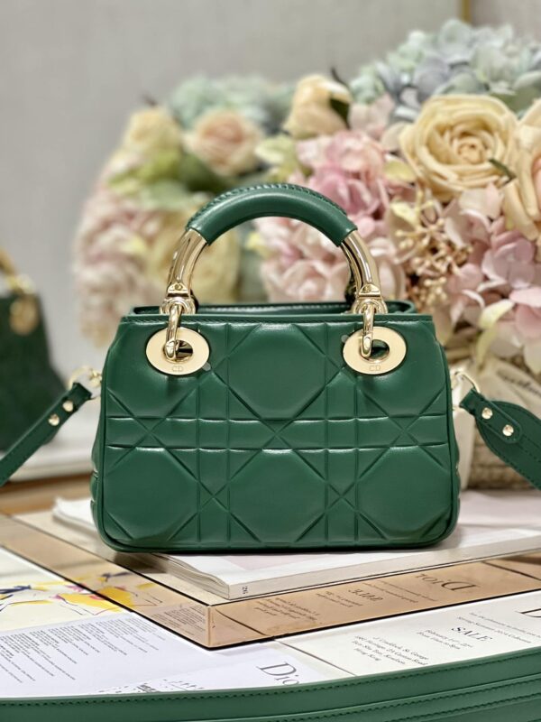 1:1 Replica The Lady 95.22 Bag Black/White/Grey/Green For Women 7.5in/ 19cm