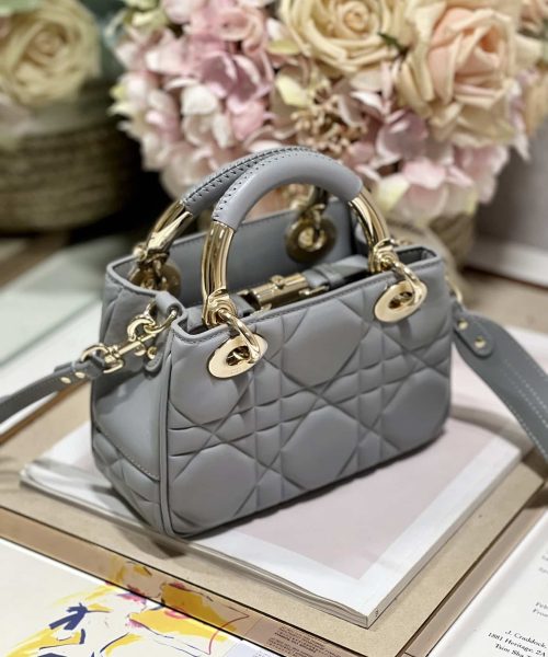 1:1 Replica The Lady 95.22 Bag Black/White/Grey/Green For Women 7.5in/ 19cm