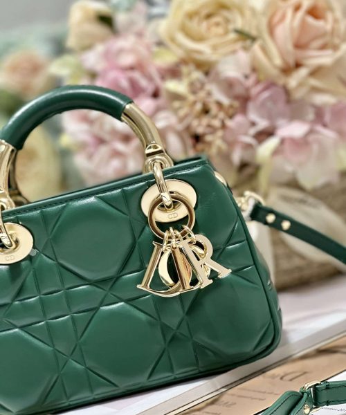 1:1 Replica The Lady 95.22 Bag Black/White/Grey/Green For Women 7.5in/ 19cm