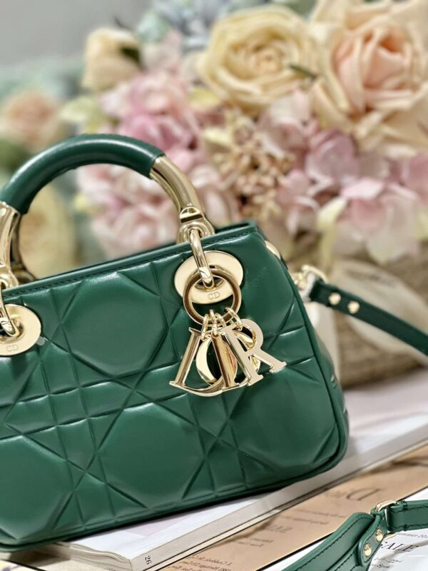 1:1 Replica The Lady 95.22 Bag Black/White/Grey/Green For Women 7.5in/ 19cm