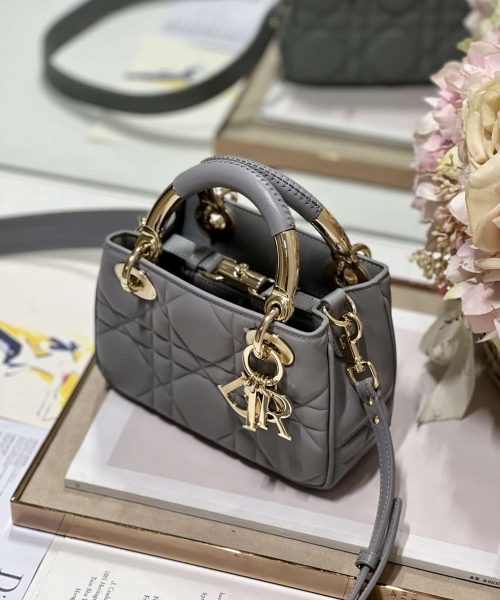 1:1 Replica The Lady 95.22 Bag Black/White/Grey/Green For Women 7.5in/ 19cm