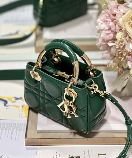 1:1 Replica The Lady 95.22 Bag Black/White/Grey/Green For Women 7.5in/ 19cm