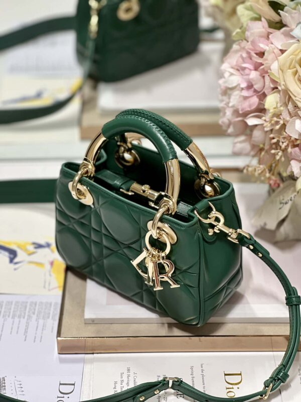 1:1 Replica The Lady 95.22 Bag Black/White/Grey/Green For Women 7.5in/ 19cm