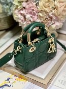1:1 Replica The Lady 95.22 Bag Black/White/Grey/Green For Women 7.5in/ 19cm