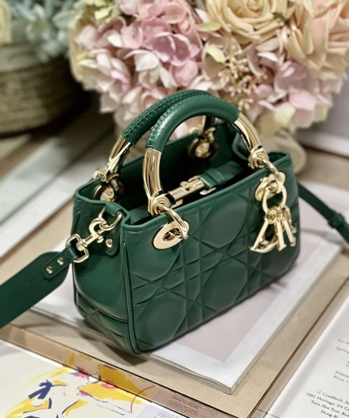 1:1 Replica The Lady 95.22 Bag Black/White/Grey/Green For Women 7.5in/ 19cm