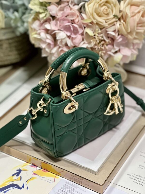 1:1 Replica The Lady 95.22 Bag Black/White/Grey/Green For Women 7.5in/ 19cm