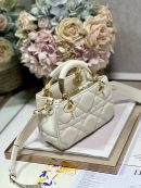 1:1 Replica The Lady 95.22 Bag Black/White/Grey/Green For Women 7.5in/ 19cm