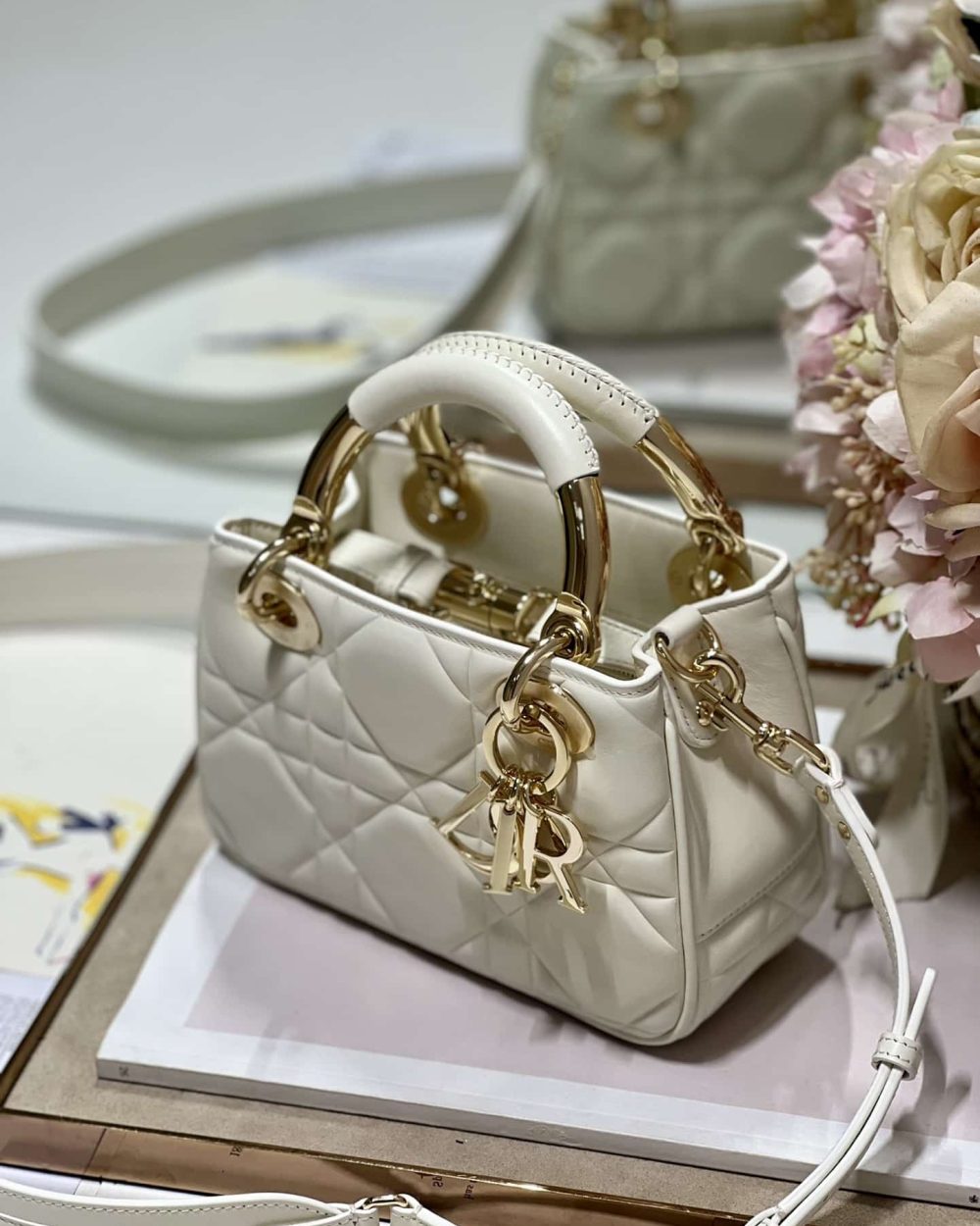 1:1 Replica The Lady 95.22 Bag Black/White/Grey/Green For Women 7.5in/ 19cm