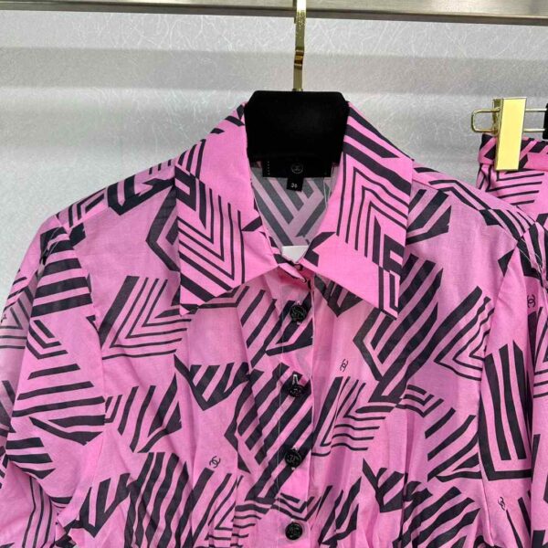 Top And Short Skirt Pink For Women