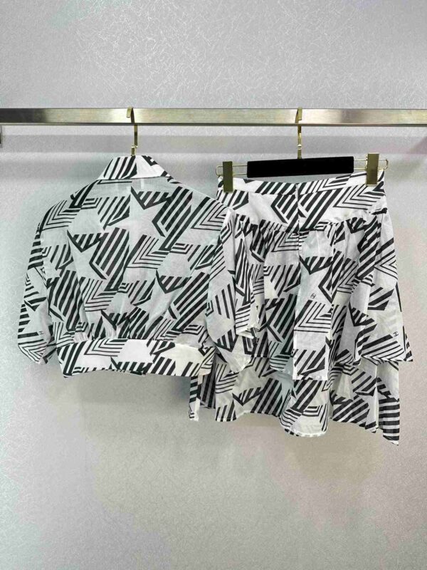 Top And Short Skirt White For Women