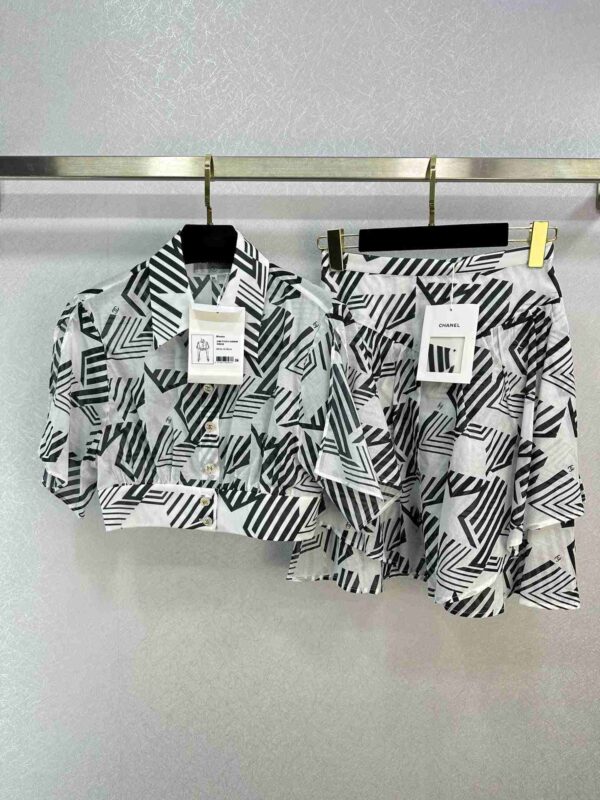 Top And Short Skirt White For Women
