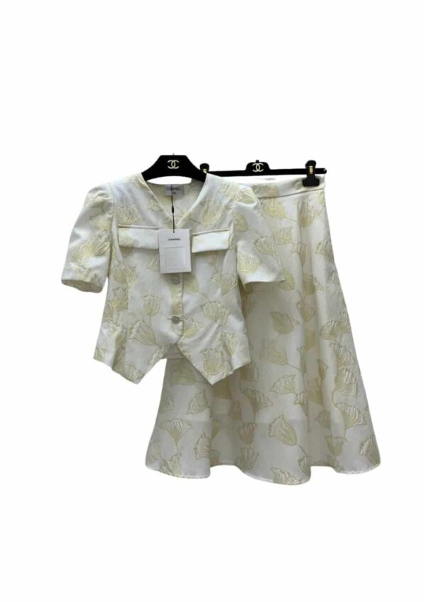 Top And Skirt White For Women