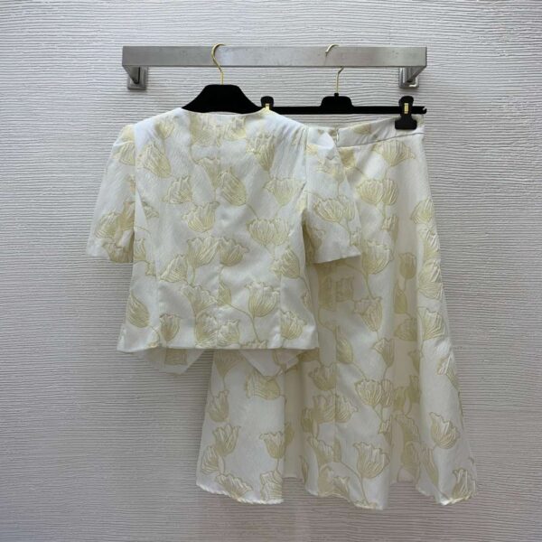 Top And Skirt White For Women