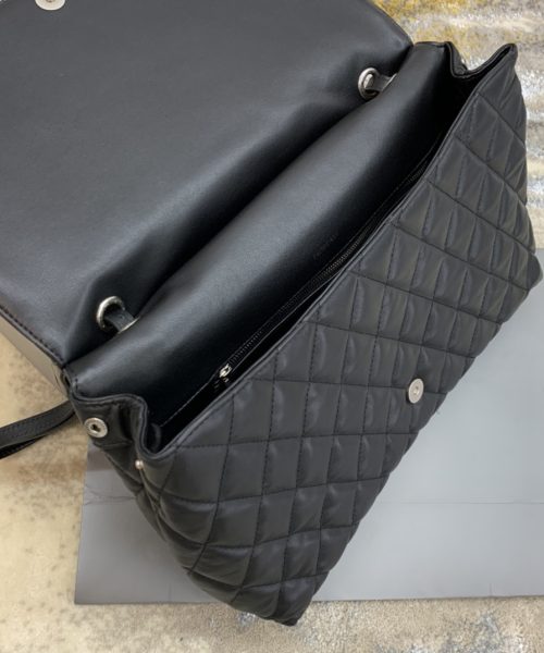 Touch B. Shoulder Bag Quilted Large In Black For Women 14n/36cm