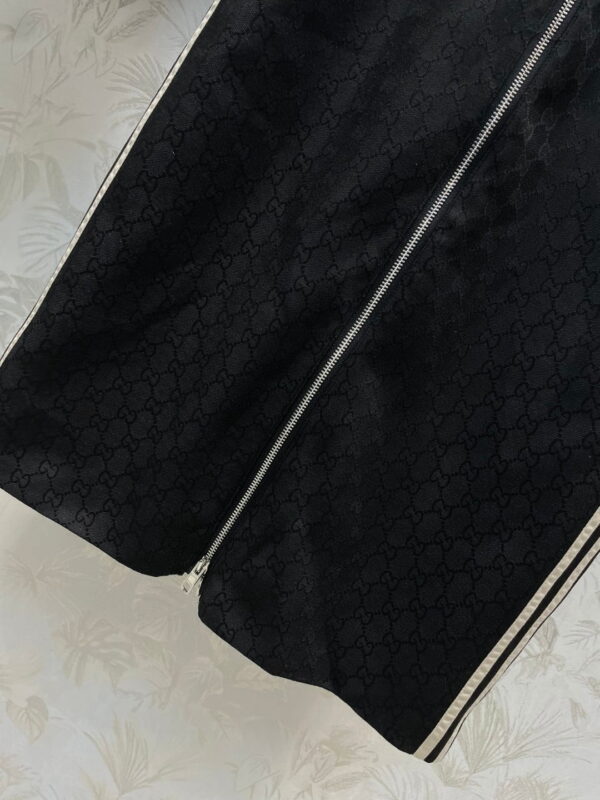 Trefoil Print And 3-Stripe Top And Skirt Black For Women