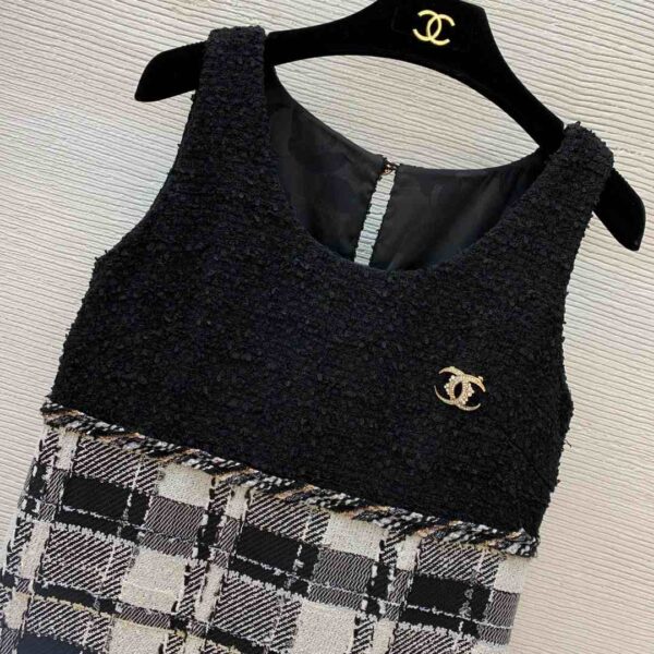 Tweed Dress Black For Women