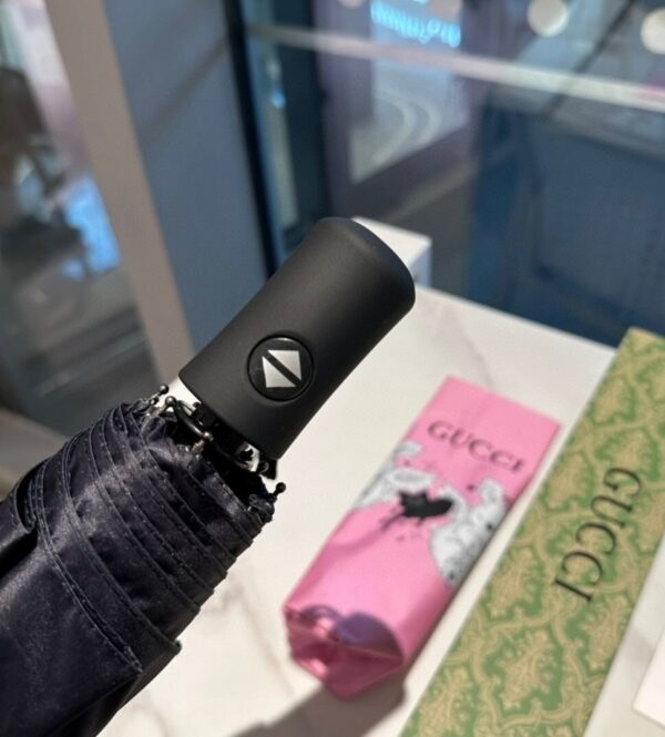 Two Tone Folding Umbrella Black And Pink