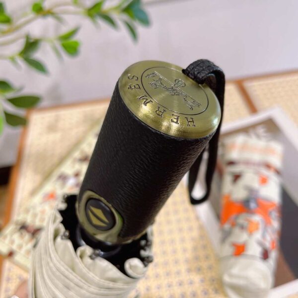 Umbrella With Logo Horse Beige