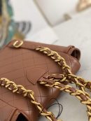 [REP 1:1] Vintage Duma Backpack Black/Brown For Women 8.3in / 21cm