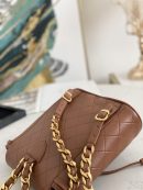 [REP 1:1] Vintage Duma Backpack Black/Brown For Women 8.3in / 21cm