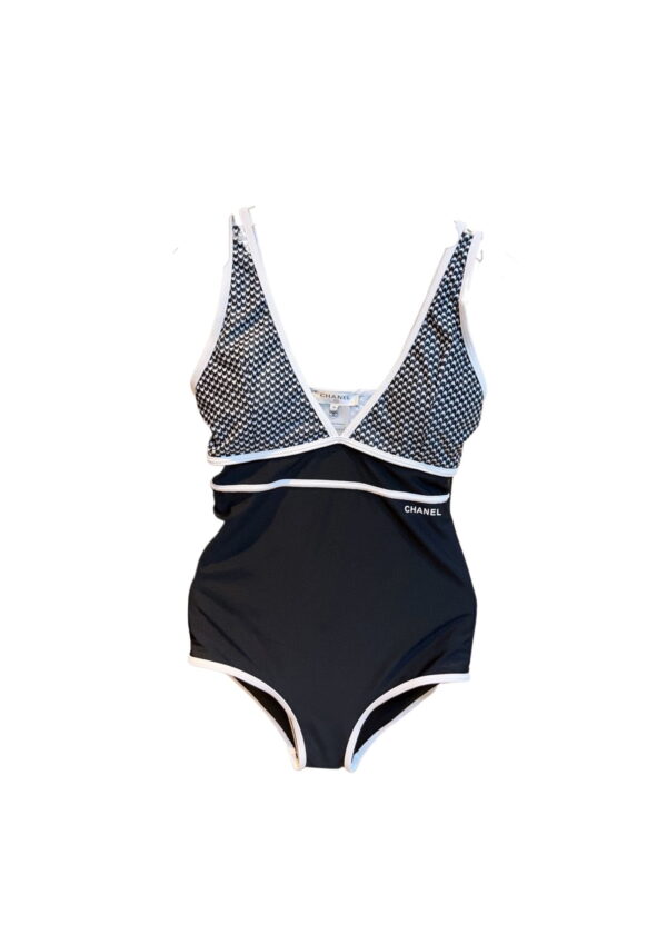 Waistline One-Piece Swimsuit Black For Women