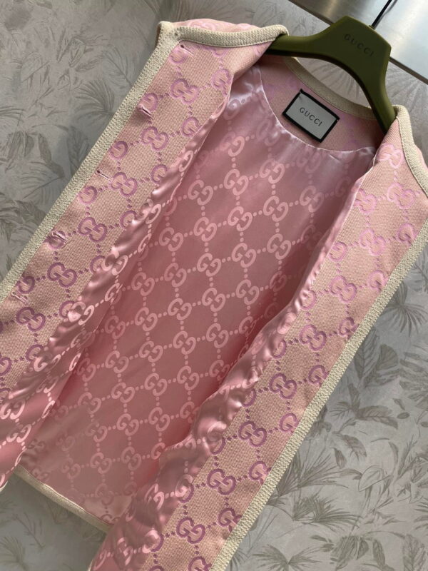 White Border Top And Shorts Pink For Women