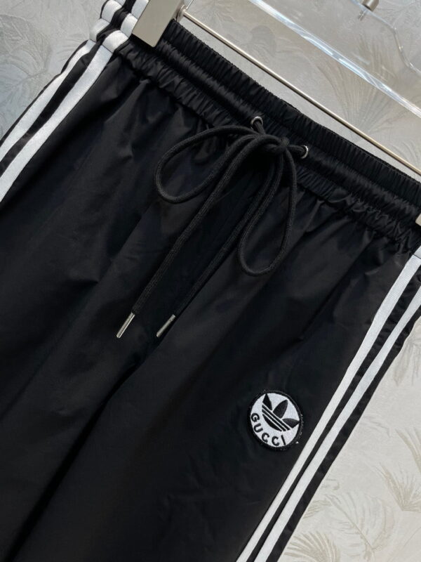White Stripe Sport Jacket And Pants Black For Women