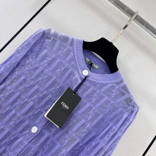 Wool Cardigan Purple For Women