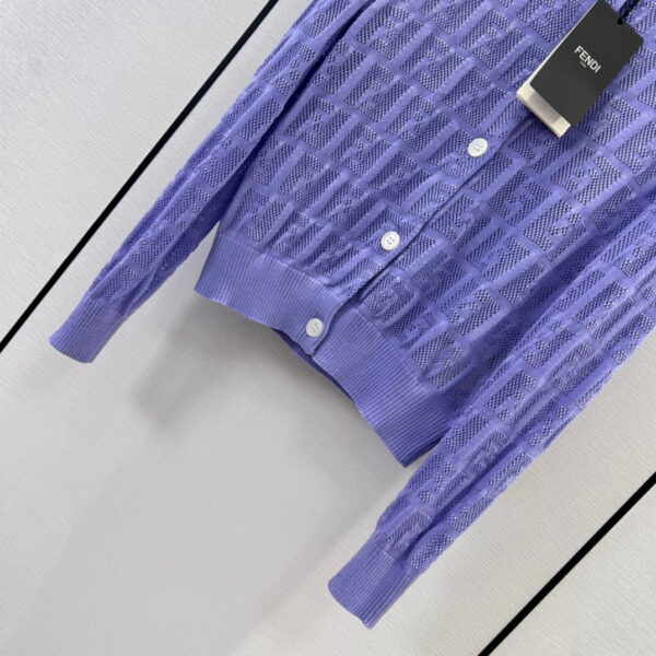 Wool Cardigan Purple For Women
