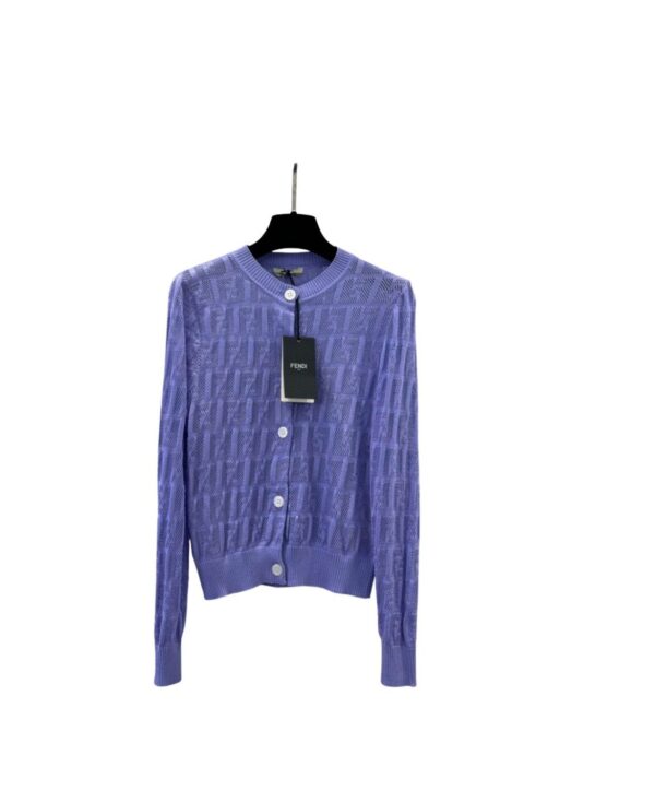 Wool Cardigan Purple For Women
